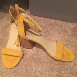 Seychelles Block Heel Ankle Strap Sandal